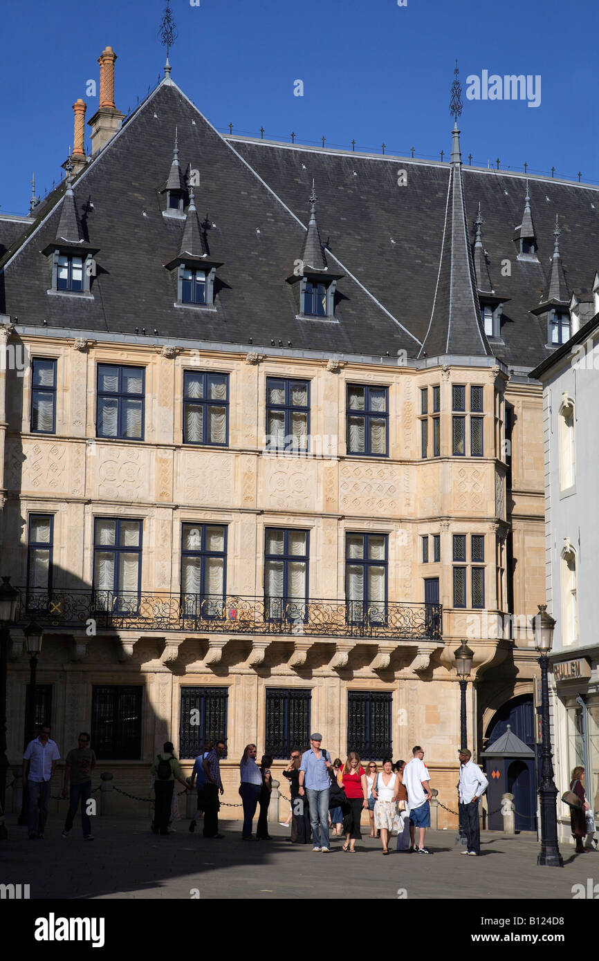 Palais grand-ducal Luxembourg Banque D'Images
