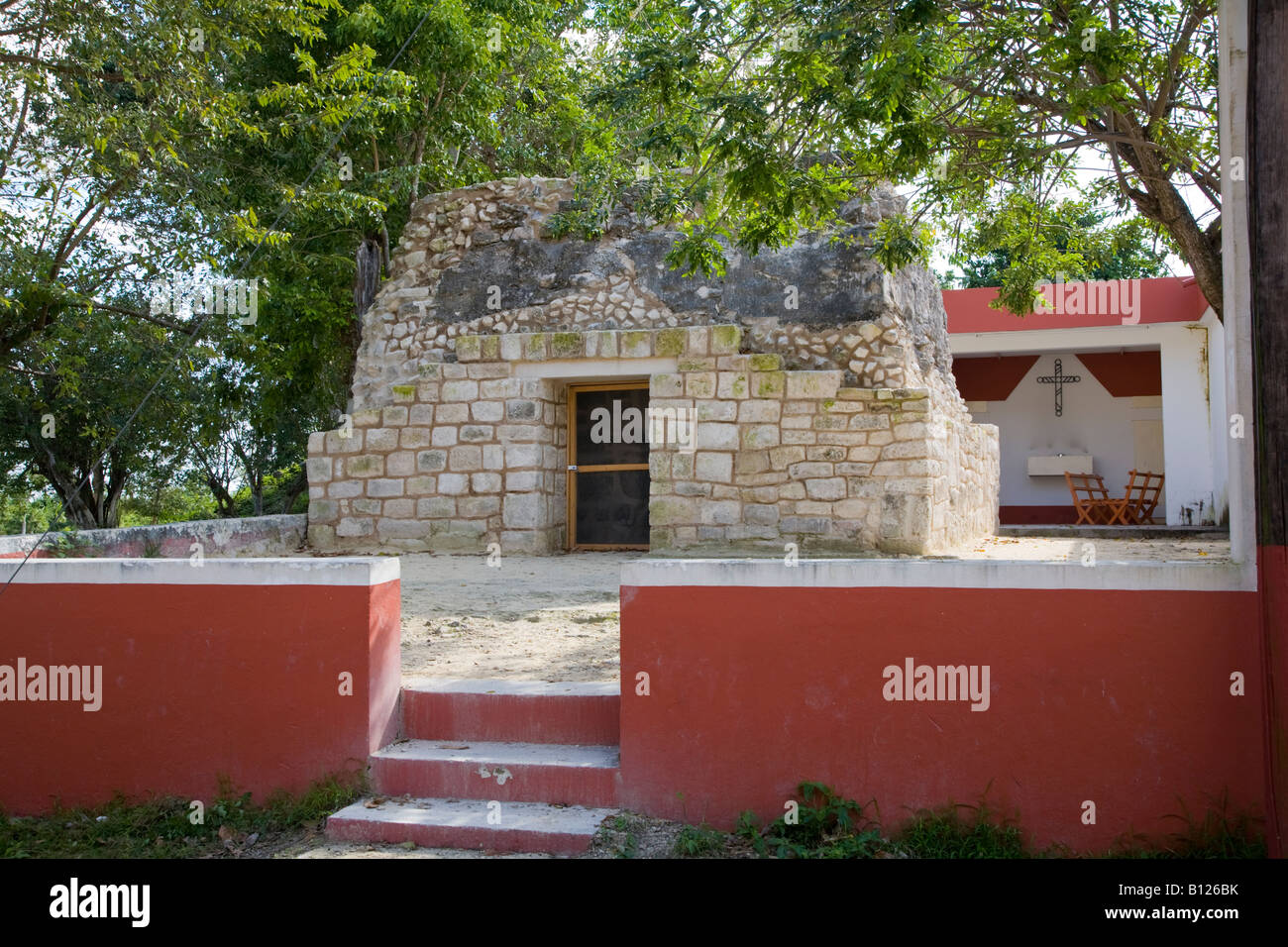 El Cedral Site archéologique sur l'île de Cozumel au Mexique Photo Stock -  Alamy