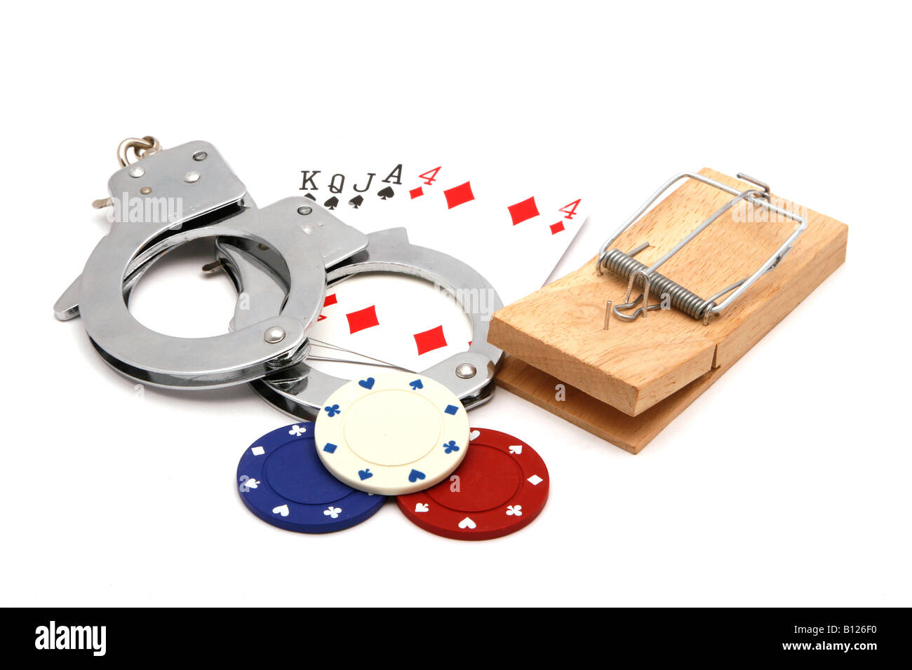 Pris dans le jeu illégal 2007 Banque D'Images