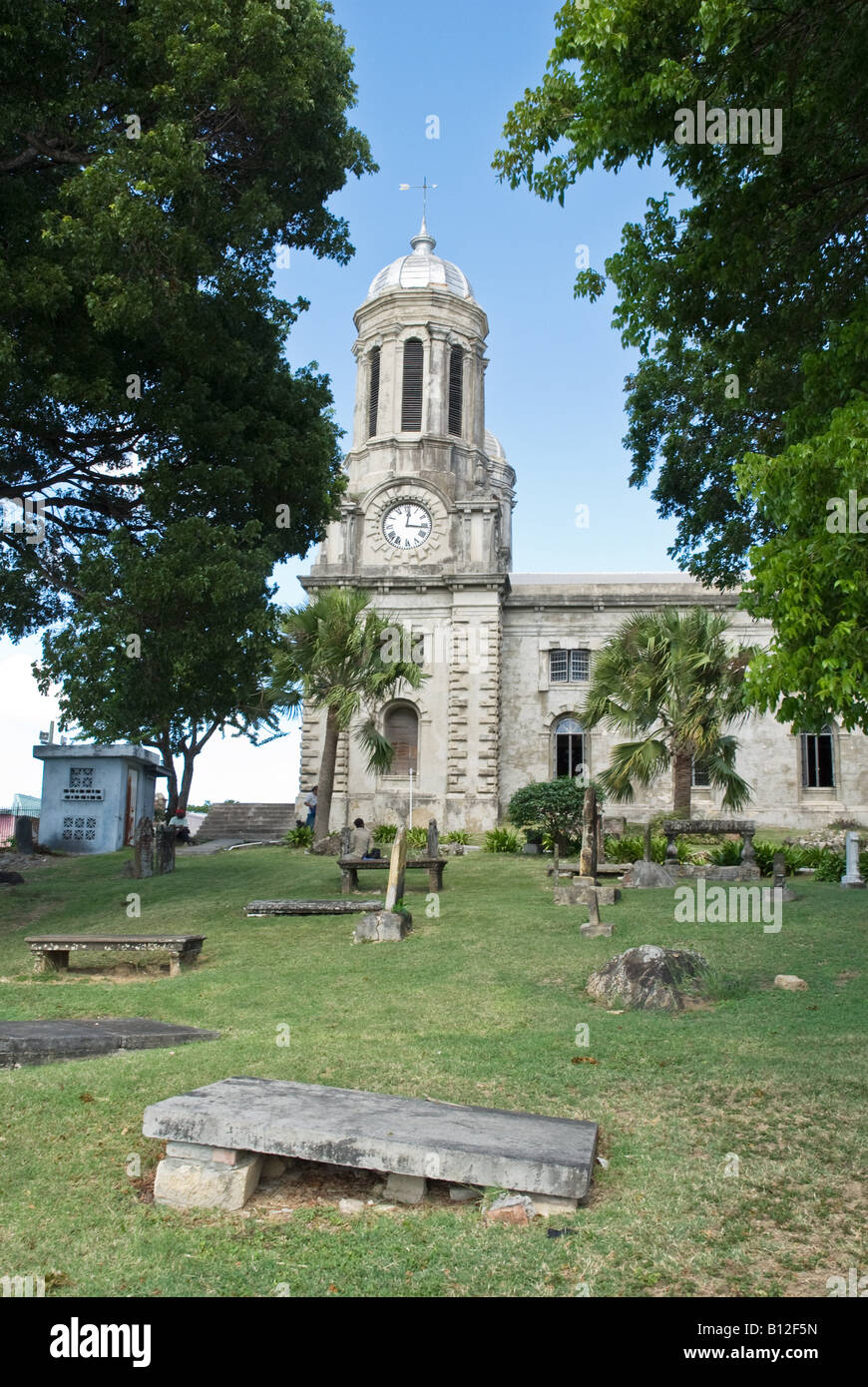 Cathédrale de Saint John The Divine, Saint John's, Antigua Banque D'Images