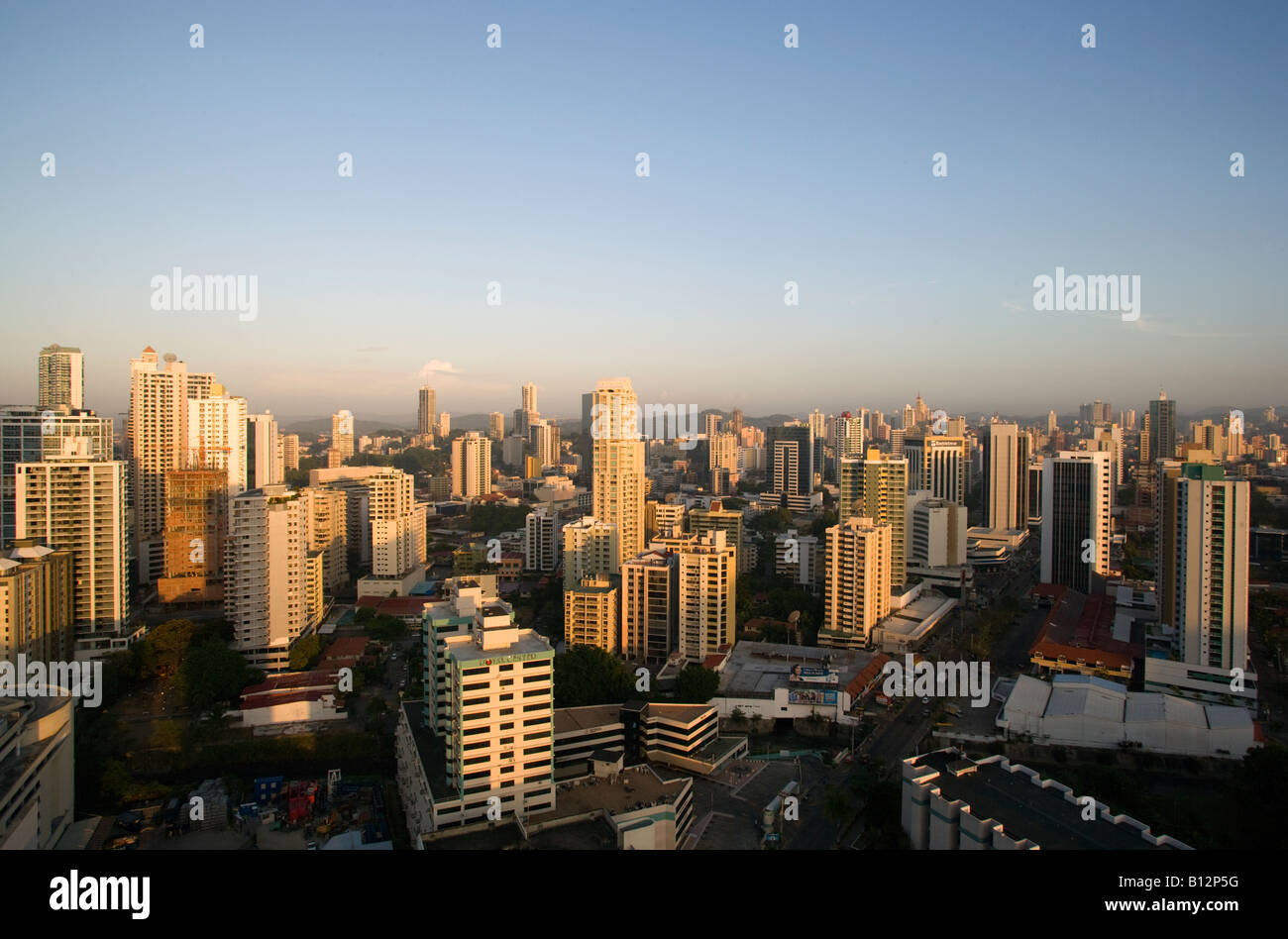 FINANCIAL DISTRICT RÉPUBLIQUE DU PANAMA PANAMA CITY Banque D'Images