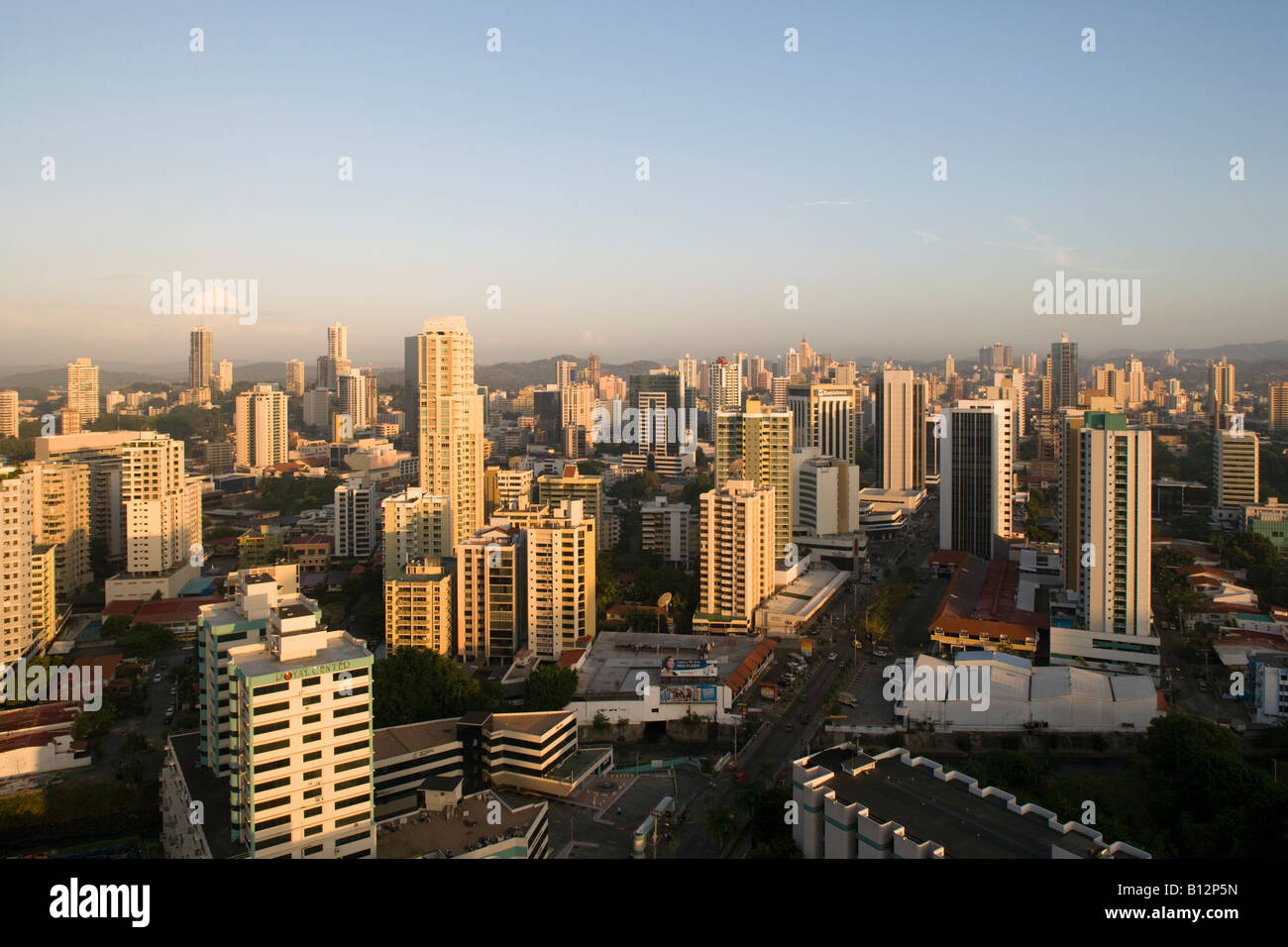FINANCIAL DISTRICT RÉPUBLIQUE DU PANAMA PANAMA CITY Banque D'Images