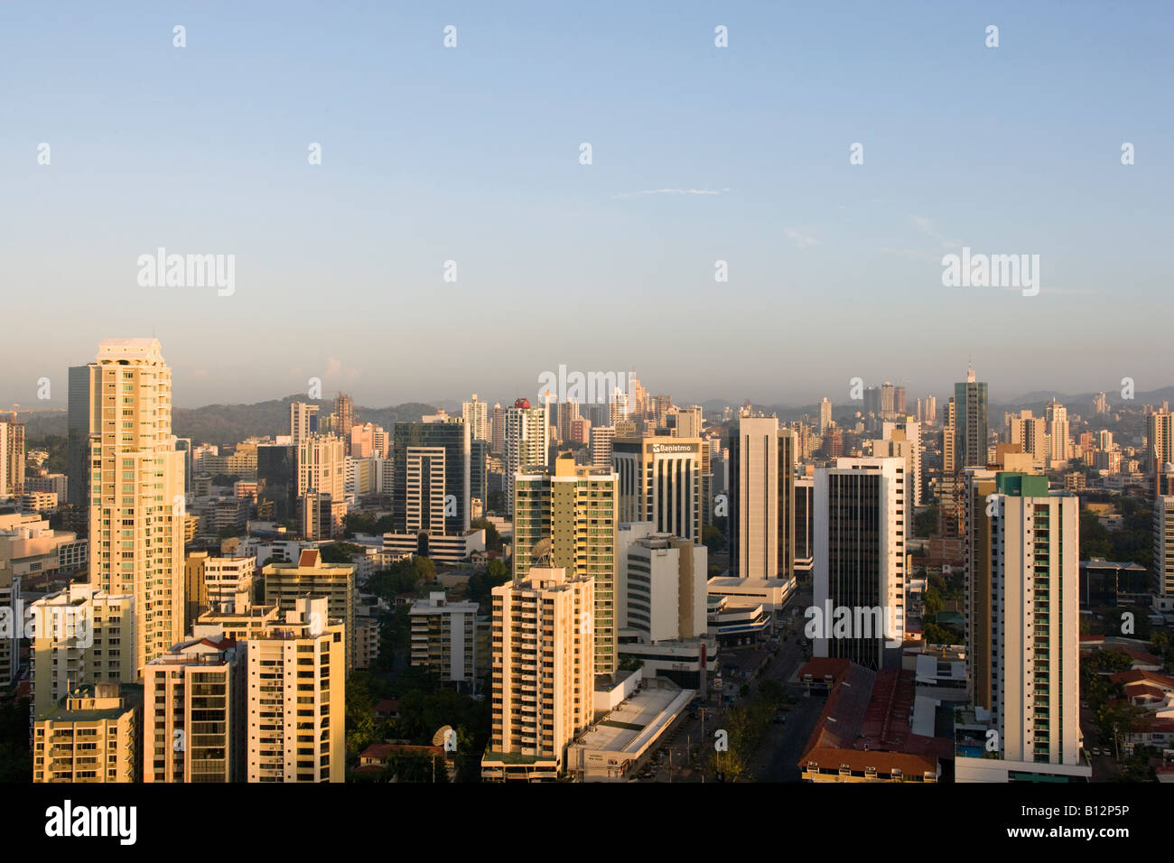 FINANCIAL DISTRICT RÉPUBLIQUE DU PANAMA PANAMA CITY Banque D'Images