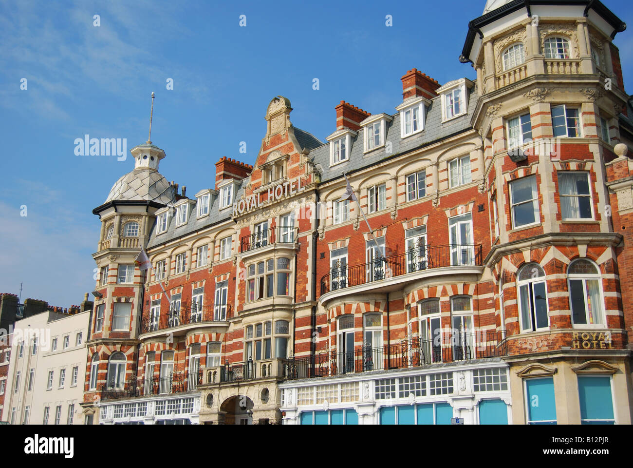 L'hôtel Royal, l'Esplanade, Weymouth, Dorset, Angleterre, Royaume-Uni Banque D'Images