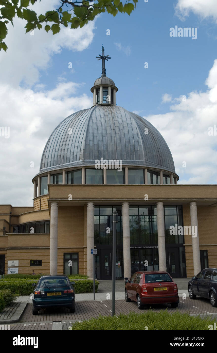 Eglise du Christ, pierre angulaire à Milton Keynes Banque D'Images