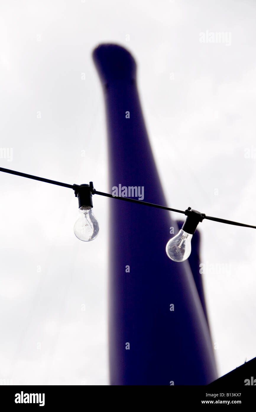 Dirty Dancing au Brighton Festival avec ampoules Banque D'Images