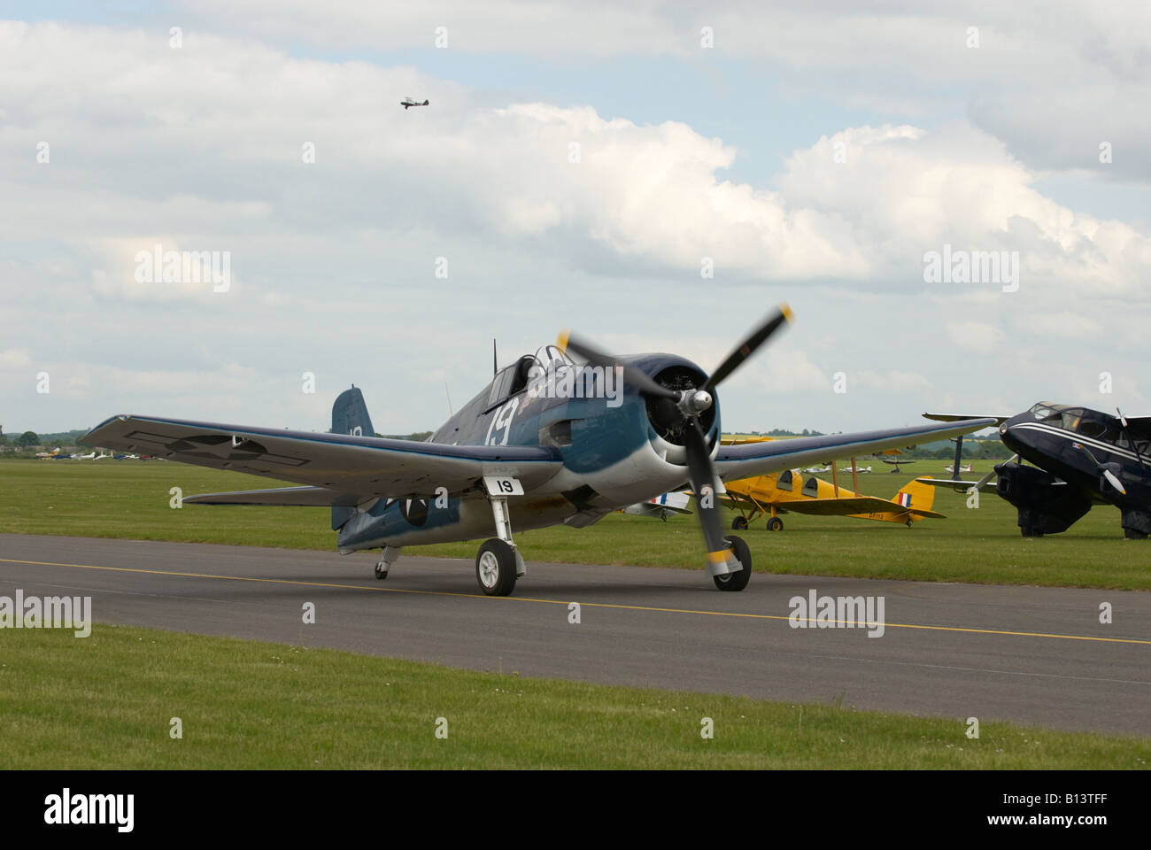 Grumman F6F Hellcat Duxford Spring Air Show 2008 Banque D'Images