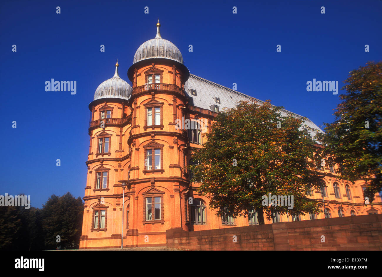 Château Gottesaue, Karlsruhe, Allemagne Banque D'Images