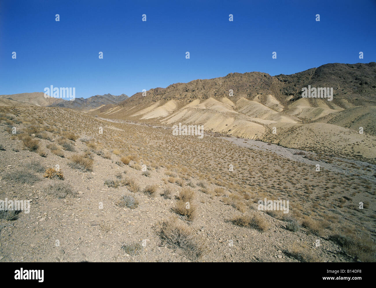 Géographie / billet, l'Iran, des paysages, des highlands at Gandak, steppe, province d'Ispahan, Additional-Rights Clearance-Info-Not-Available- Banque D'Images