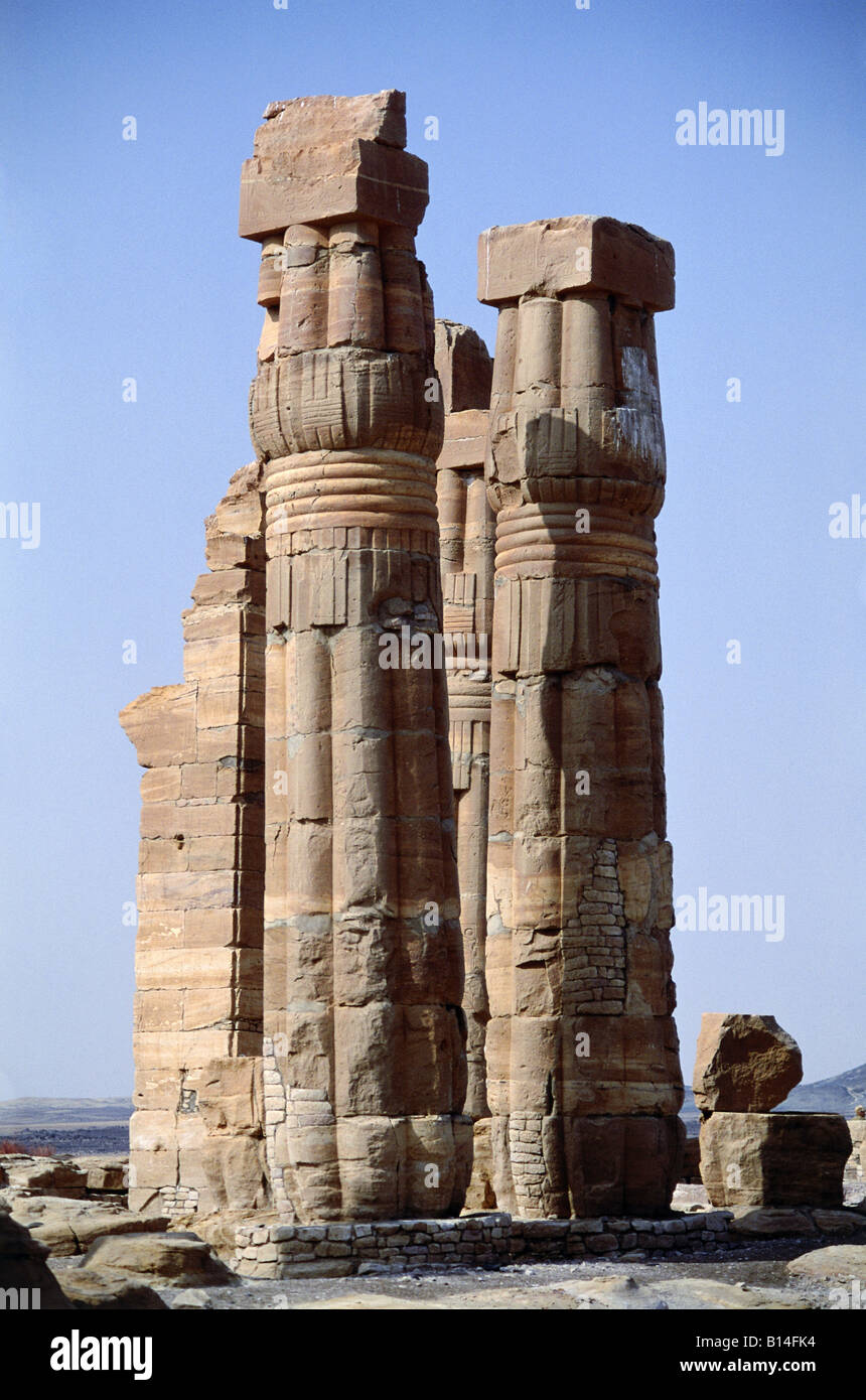 Géographie / voyages, Soudan, Dongola, bâtiments, Sulb Temple d'Amenhotep III, Additional-Rights Clearance-Info-ruines,-Not-Available Banque D'Images