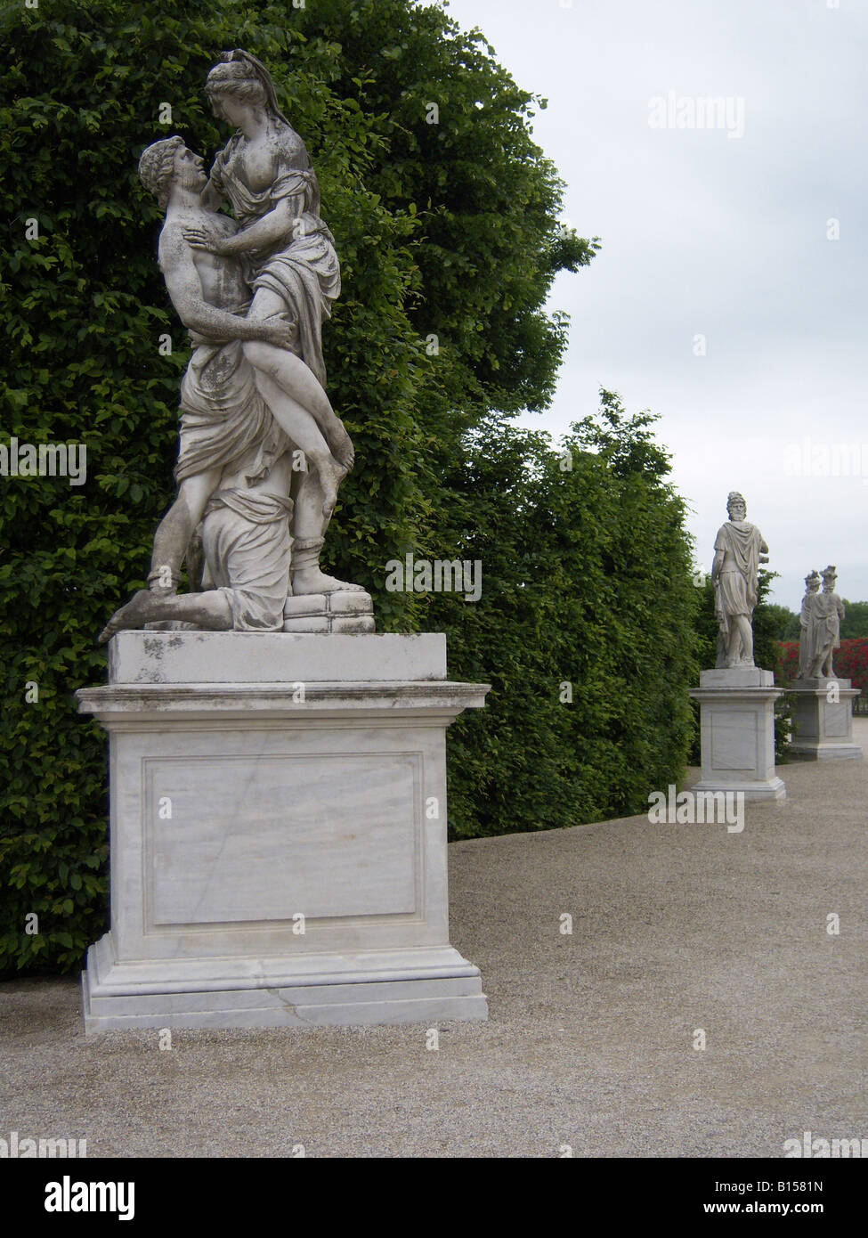 Des statues dans le jardin du château de Schönbrunn, Vienne, Autriche, Europe. Photo par Willy Matheisl Banque D'Images