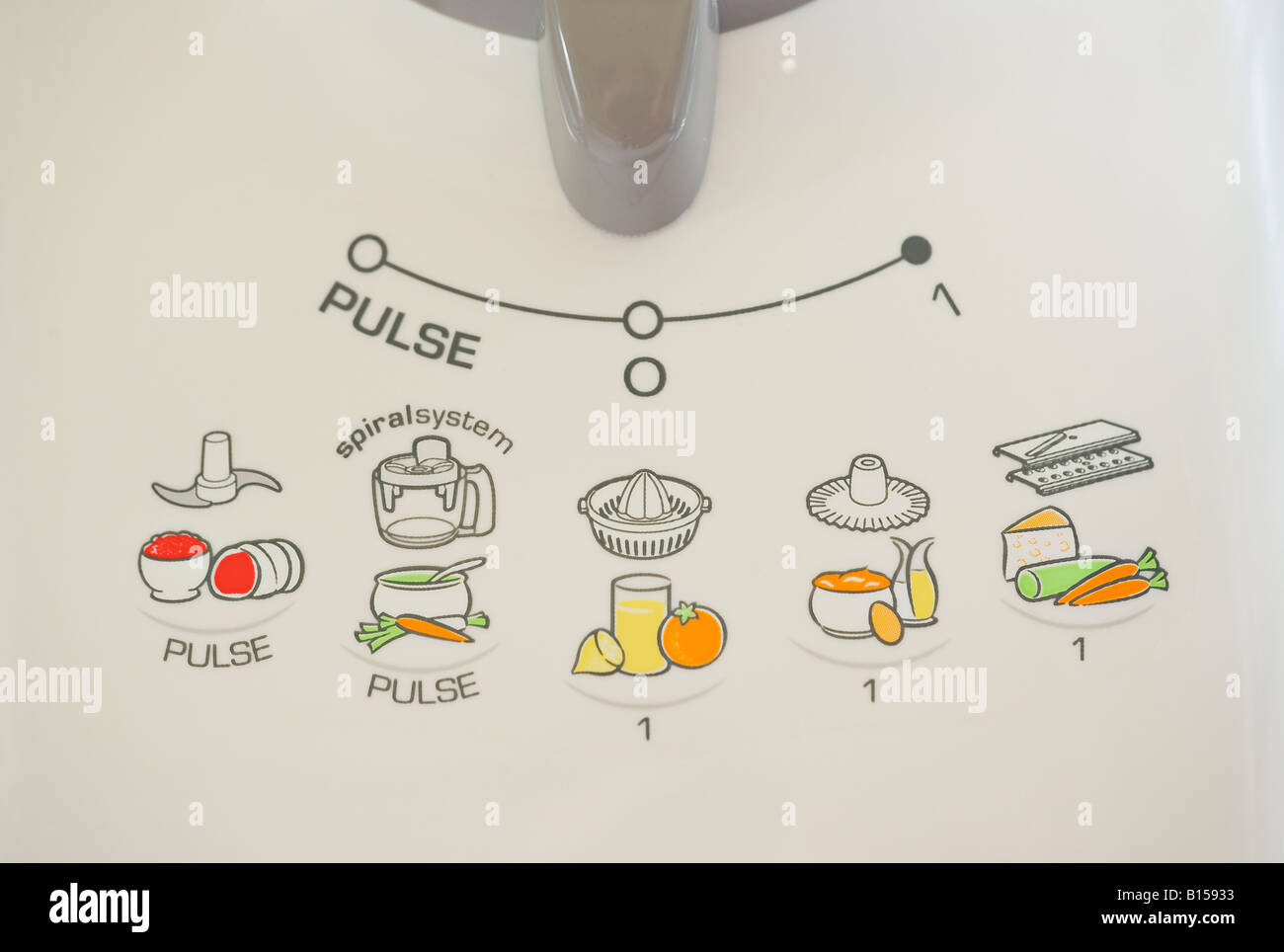 Close up of avant d'un processeur de nourriture Banque D'Images