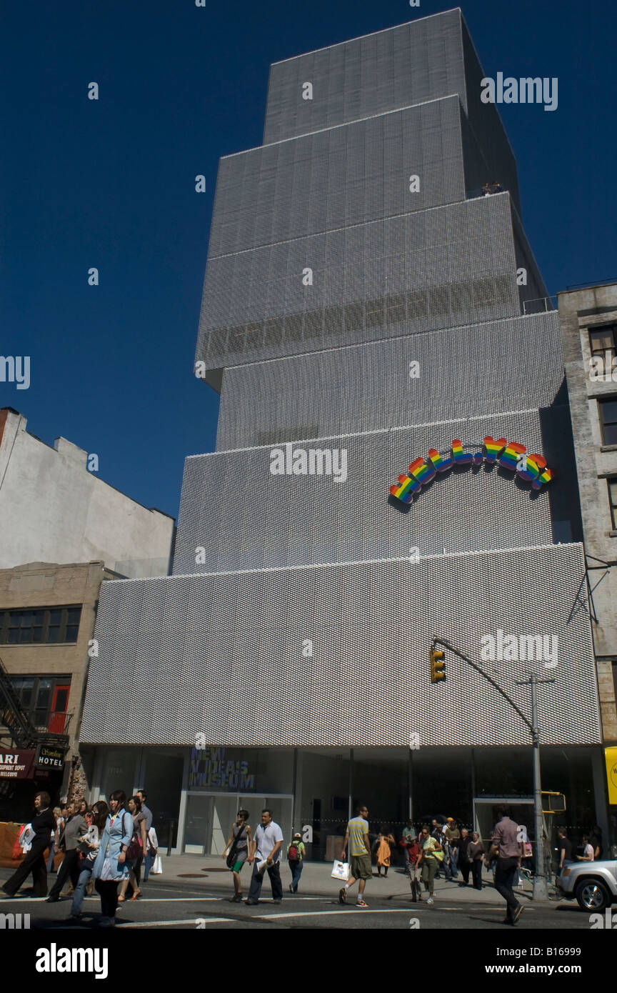 Le nouveau musée d'art contemporain sur le Bowery à New York Banque D'Images