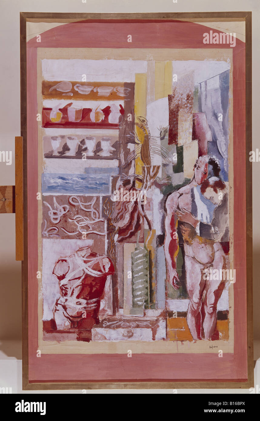 Beaux-arts, Dufresne, Charles, (1878 - 1938), peinture, 'Etude pour l'école de pharmacie", ("Etude pour le pharmacien l'école'), l'Annonciade, musée de Saint-Tropez, France, , n'a pas d'auteur de l'artiste pour être effacé Banque D'Images