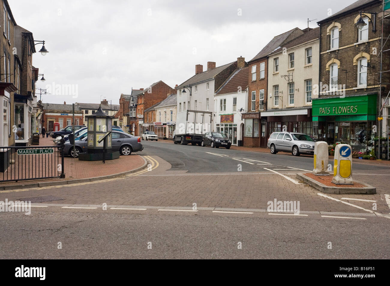 Centre-ville de Sutton, Lincolnshire, Royaume-Uni en 2008 Banque D'Images