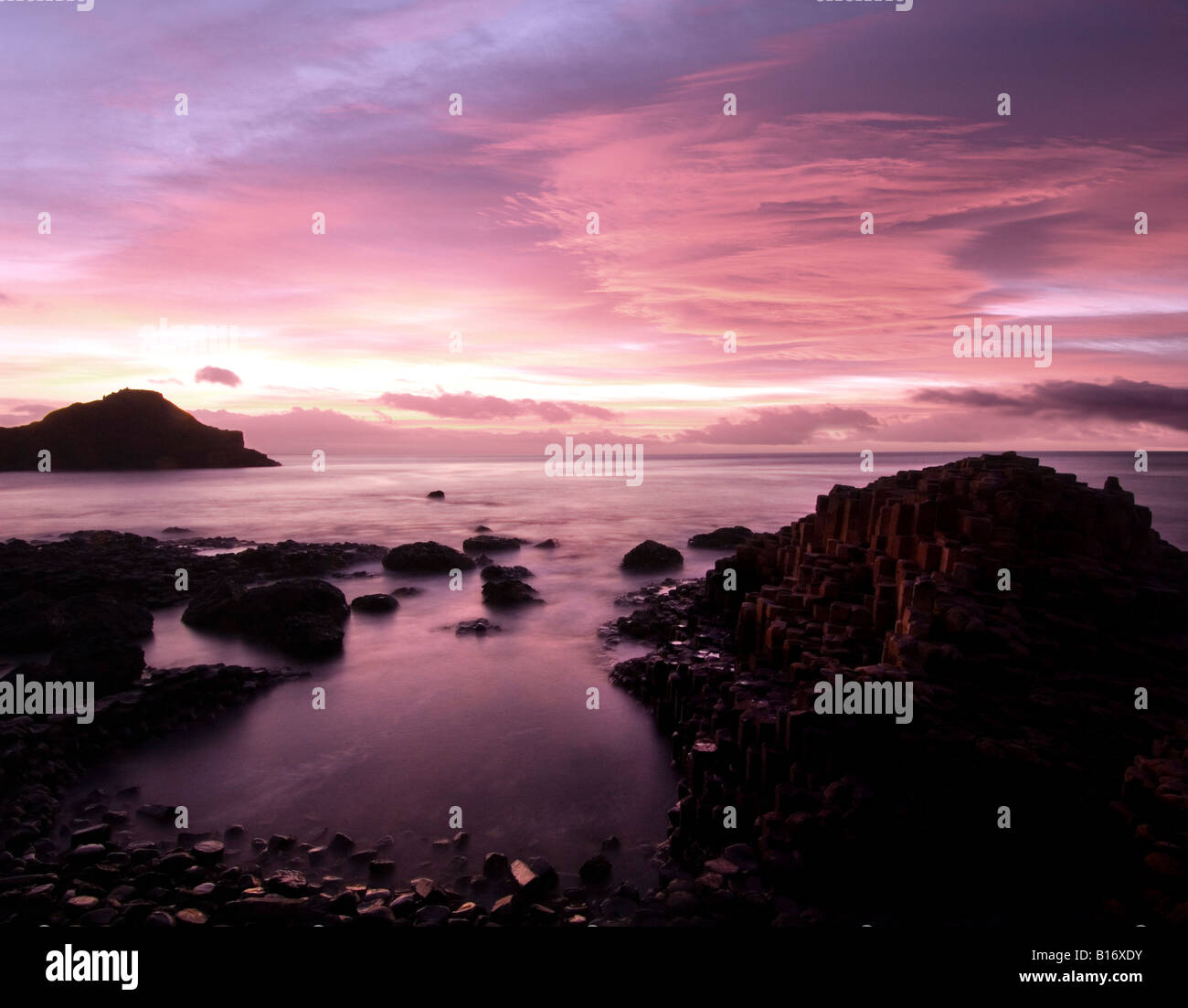 Giants Causeway Antrim Irlande du Nord Banque D'Images