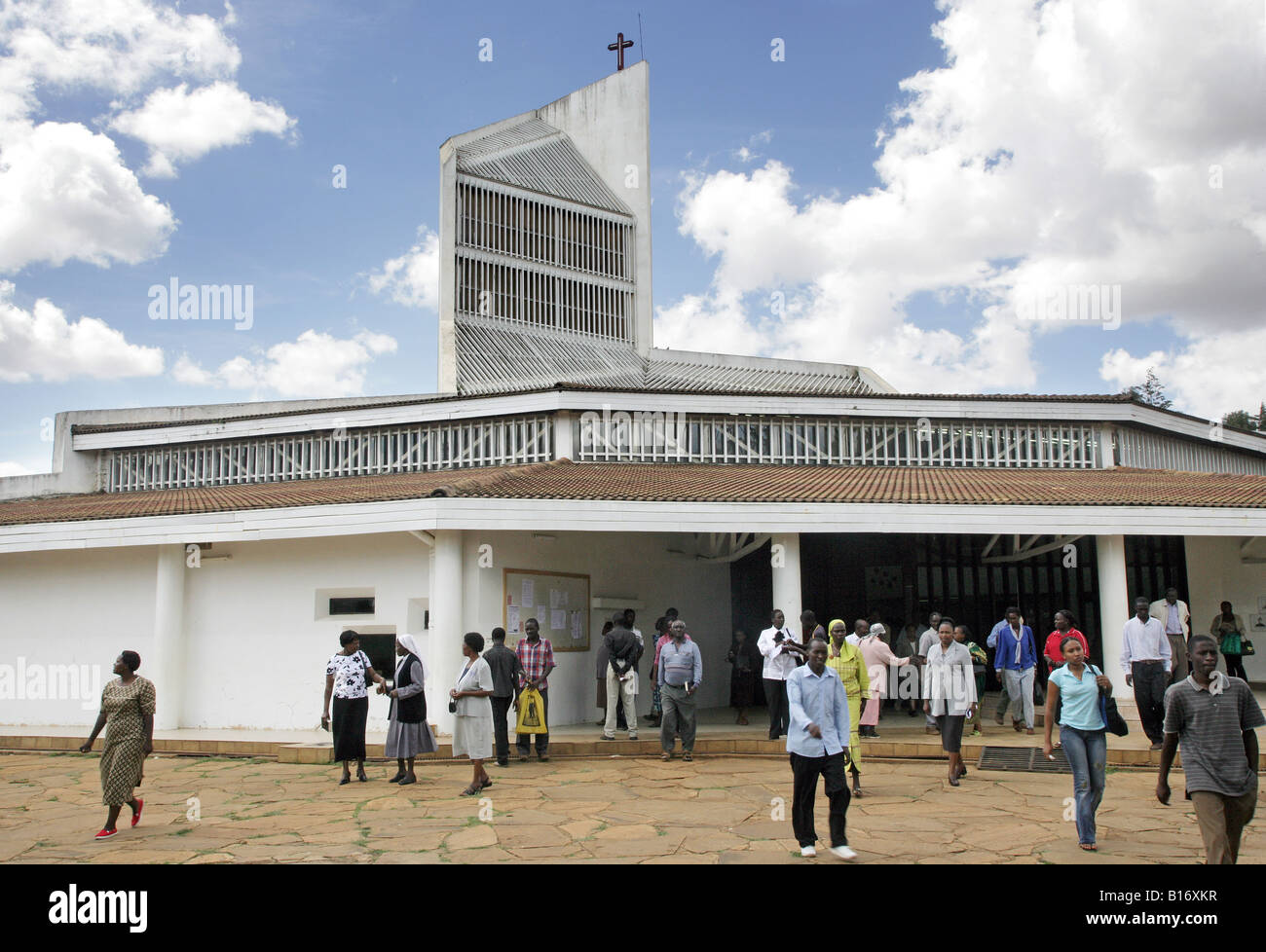 Kenya : la cathédrale catholique romaine "Sacré Coeur de Jésus" à Eldoret Banque D'Images