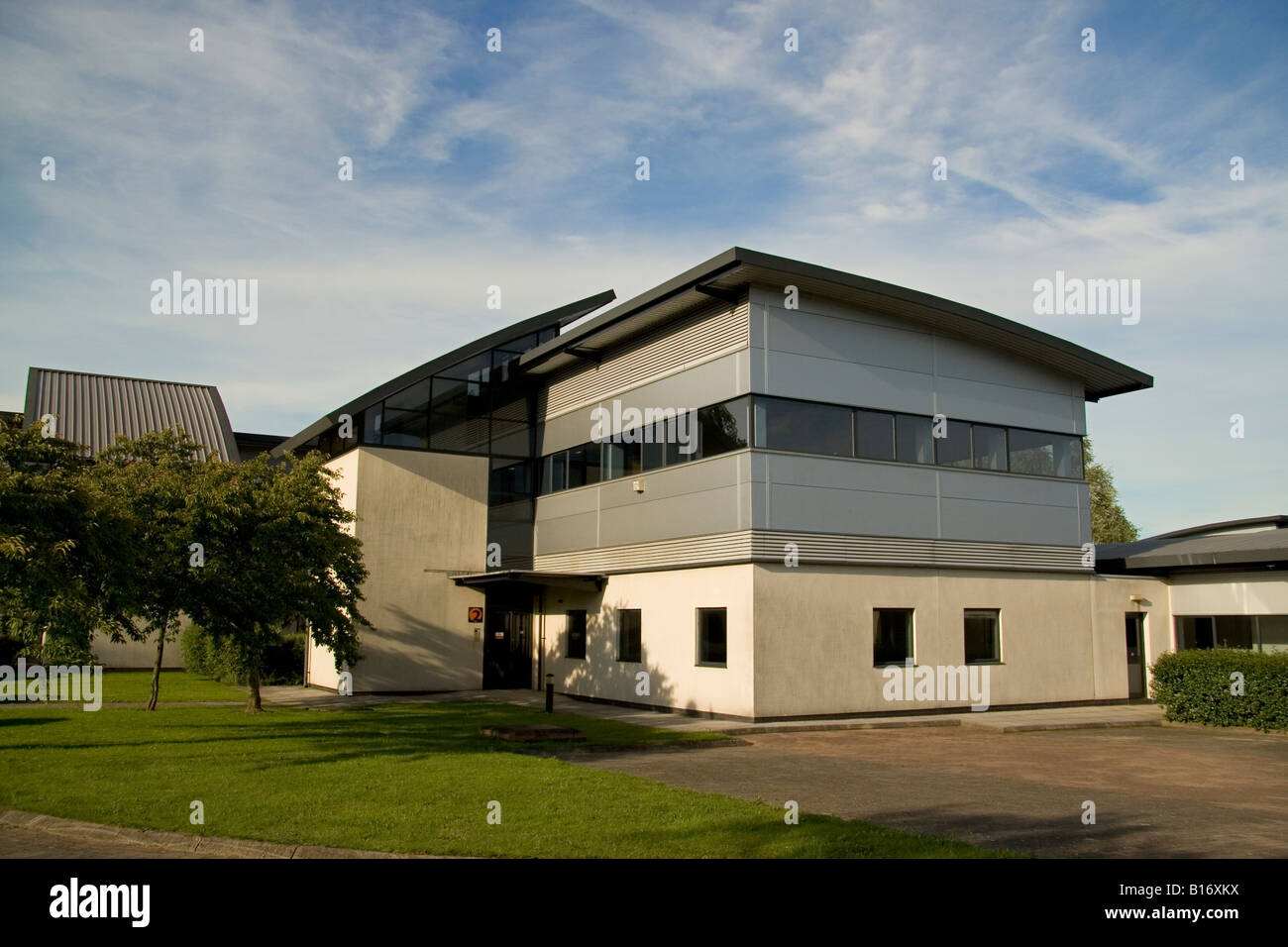 L'unité 2 Imperial Courtyard Newport Banque D'Images