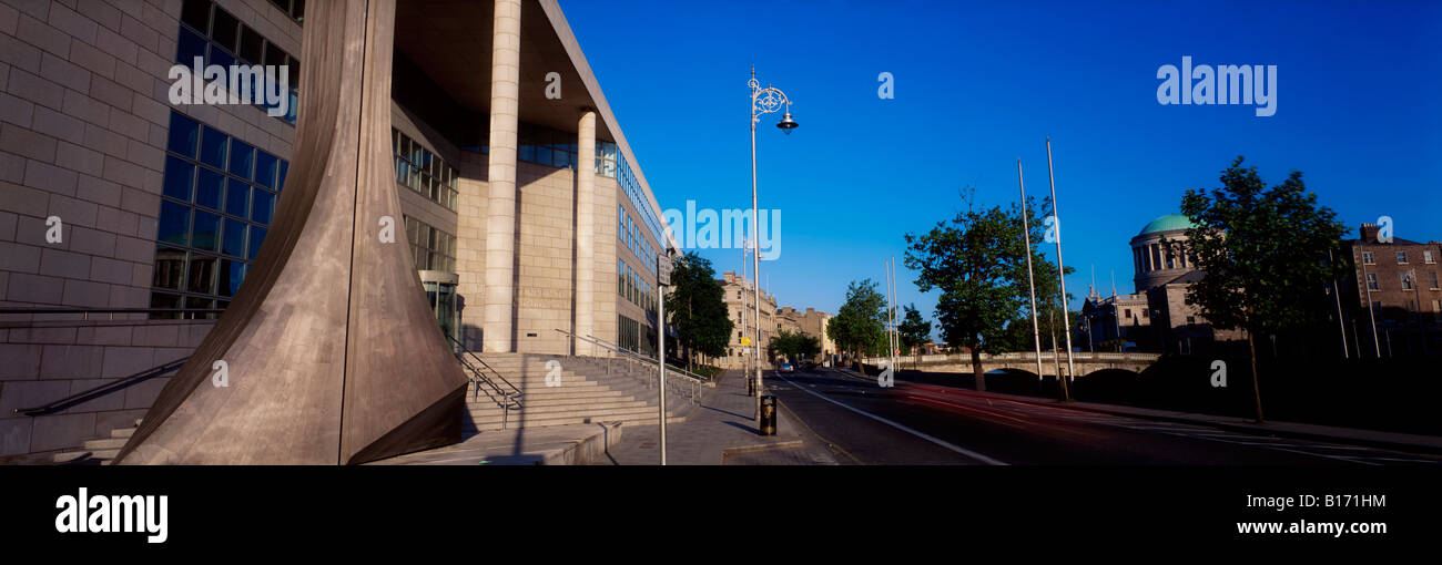 Les bureaux de Corporation de Dublin et quatre cours, Dublin, Irlande Banque D'Images