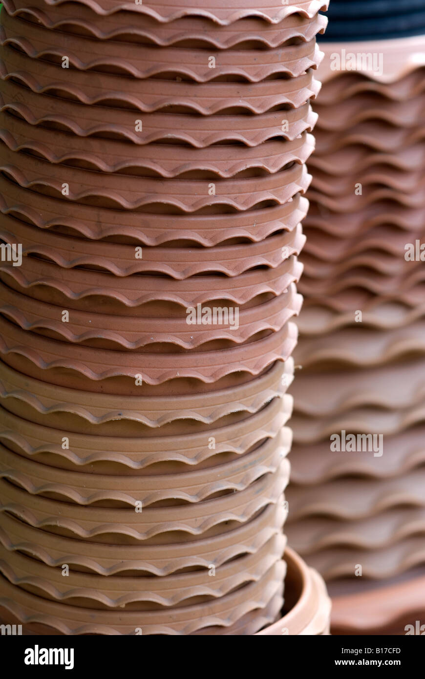 Cambodge Phnom Penh la céramique au marché central Banque D'Images