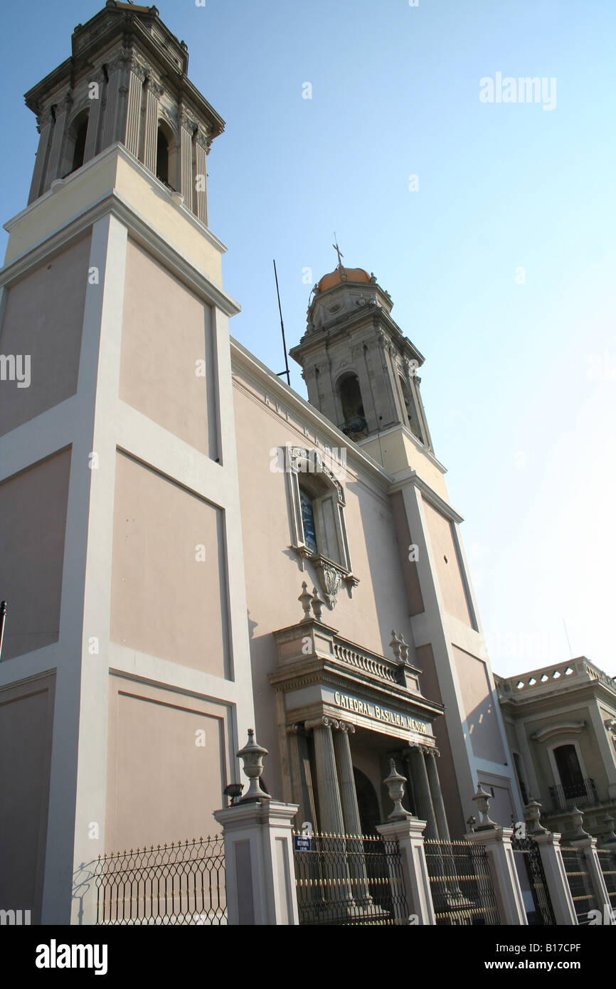 Ancienne cathédrale catholique de Colima Mexique Banque D'Images