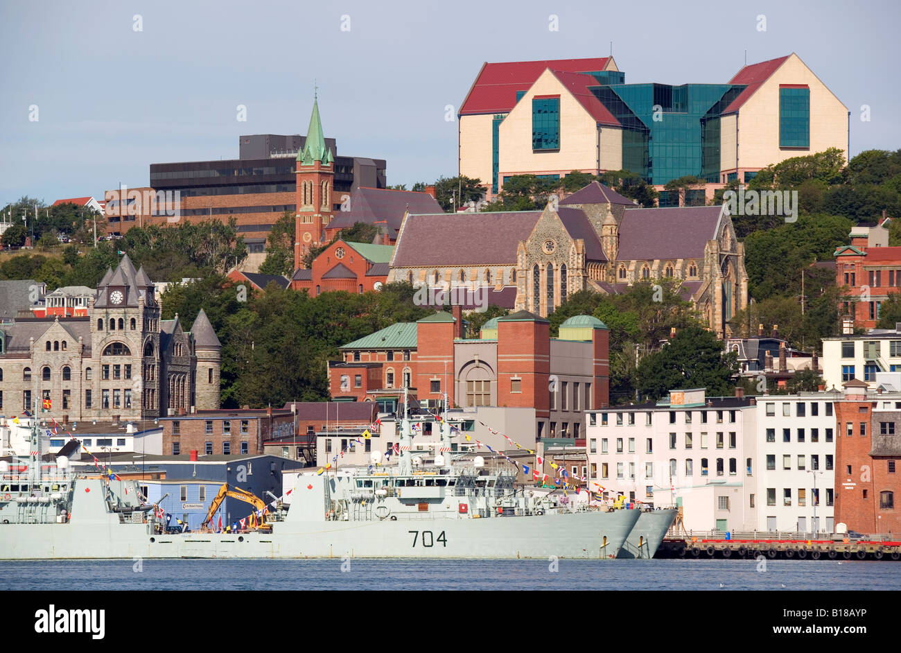 Navire de la Marine canadienne, ST. John's, Terre-Neuve, Canada, Ville, The Rooms Provincial Art Gallery Banque D'Images