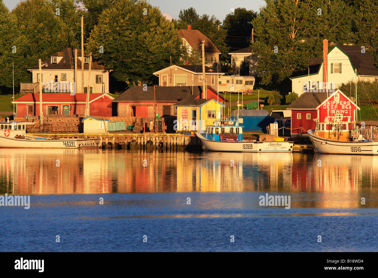 North Rustico Harbour - Prince Edward Island, Canada. Banque D'Images