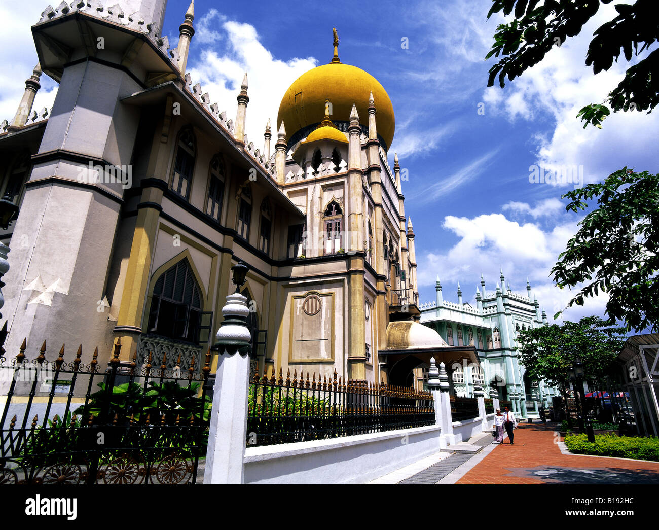 La Mosquée Sultan, Arab Street, à Singapour Banque D'Images