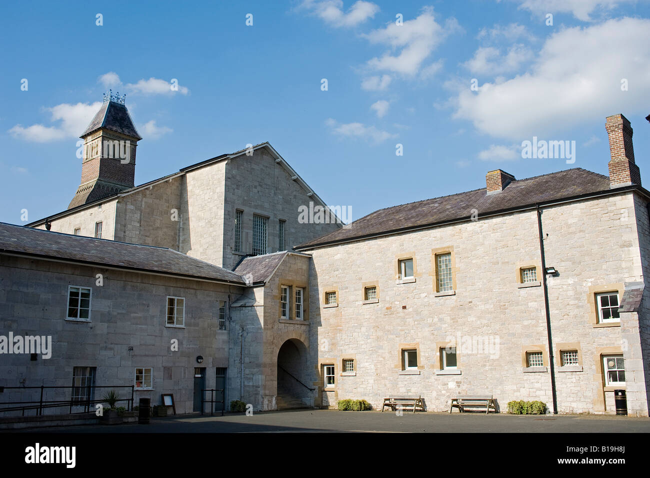 Pays de Galles, Denbighshire, Ruthin. La vieille prison de comté en Ruthin qui est maintenant un musée. Banque D'Images