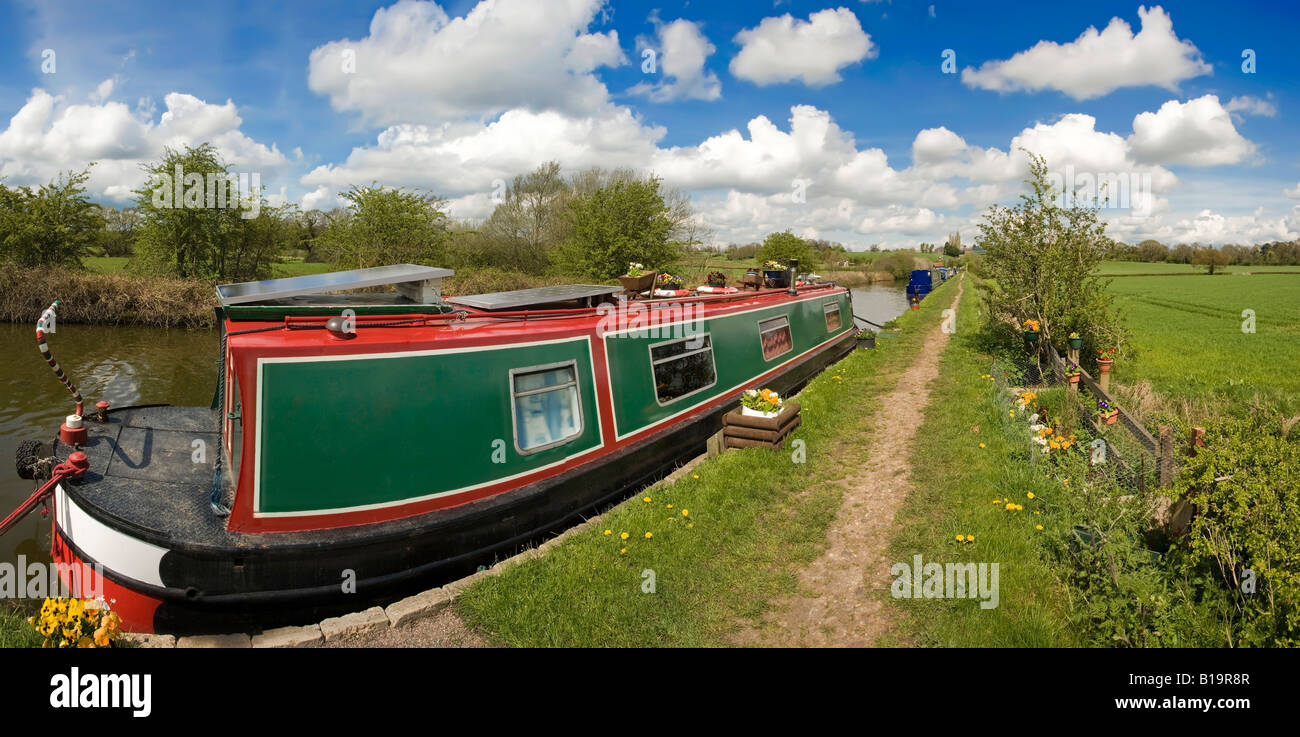 Knowle écluses sur le canal grand union midlands angleterre warwickshire uk Banque D'Images