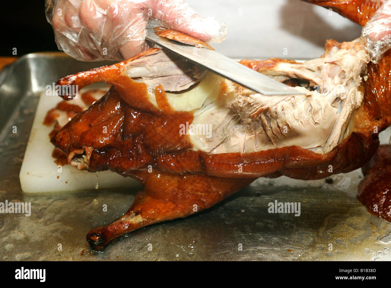 De Quanjude Roast Duck restaurant,Beijing, Chine Banque D'Images