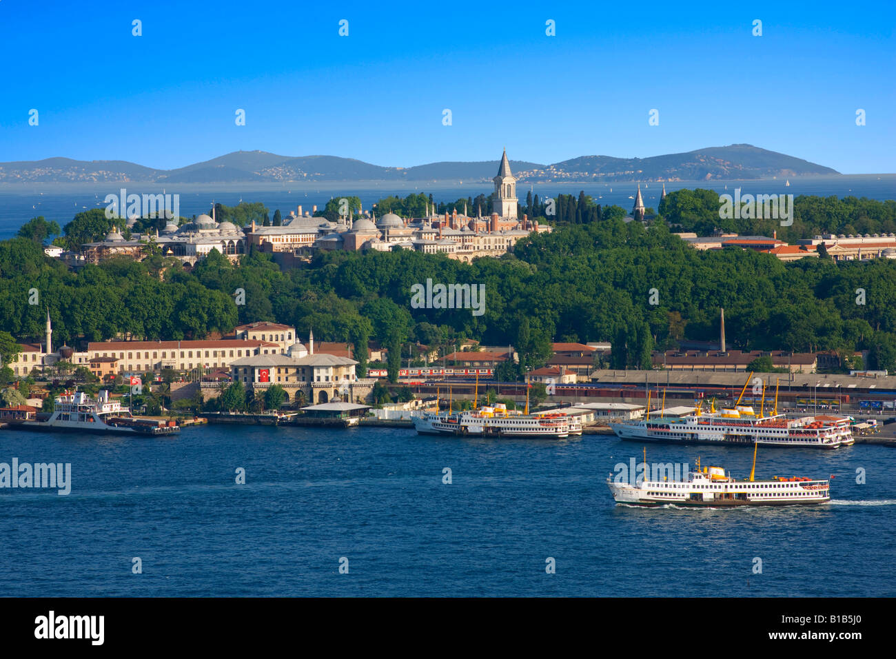Le palais de Topkapi à Istanbul Banque D'Images