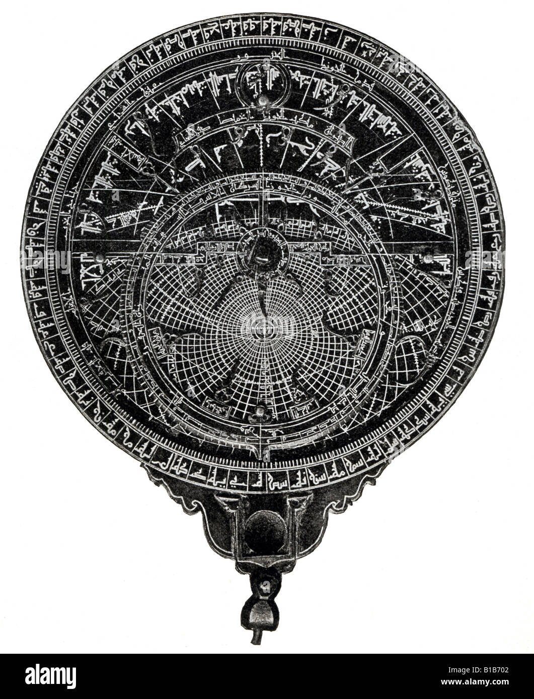 Astrolabe arabe Banque D'Images