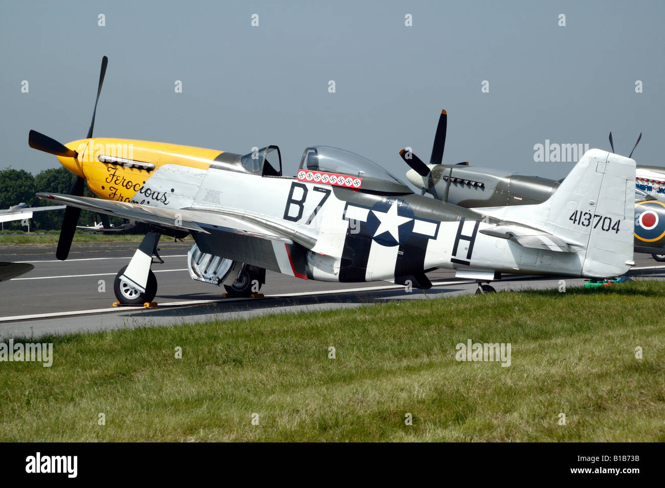 North American P-51 D Mustang 'Frankie' féroce Banque D'Images