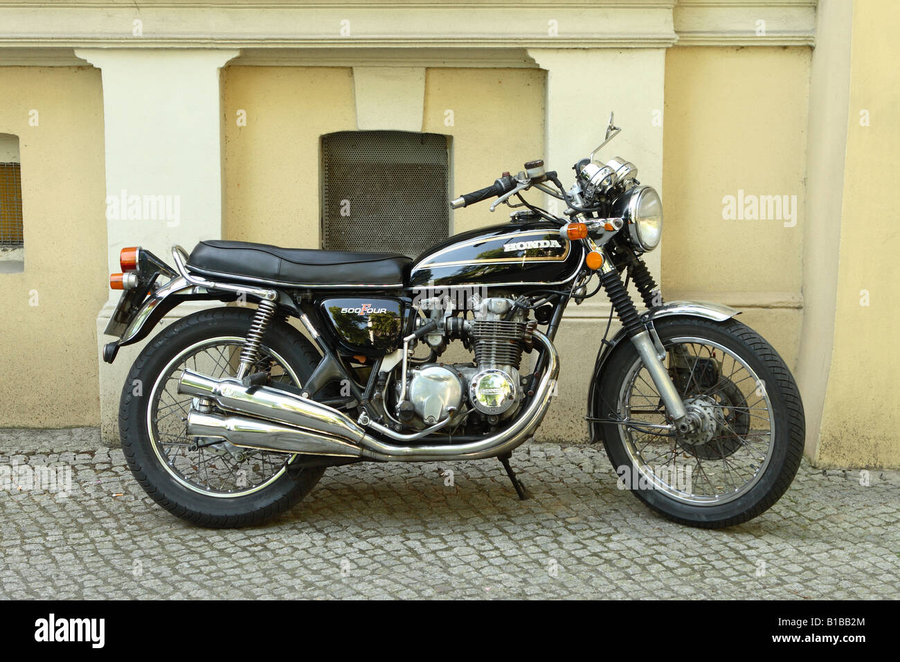 500 Honda Moto moto classique Quatre design vintage Banque D'Images