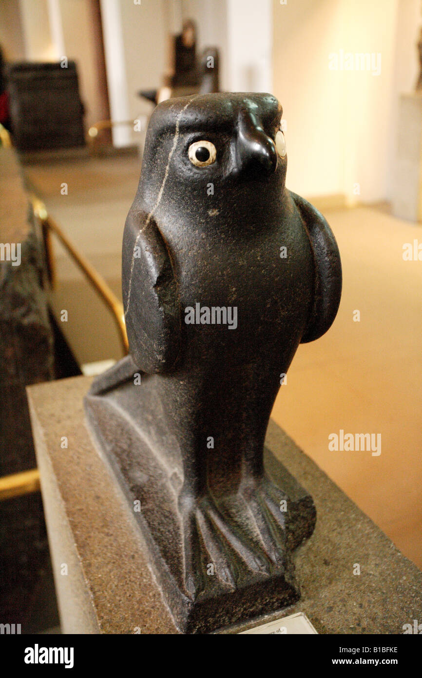 British Museum Londres Angleterre statues égyptiennes Banque D'Images