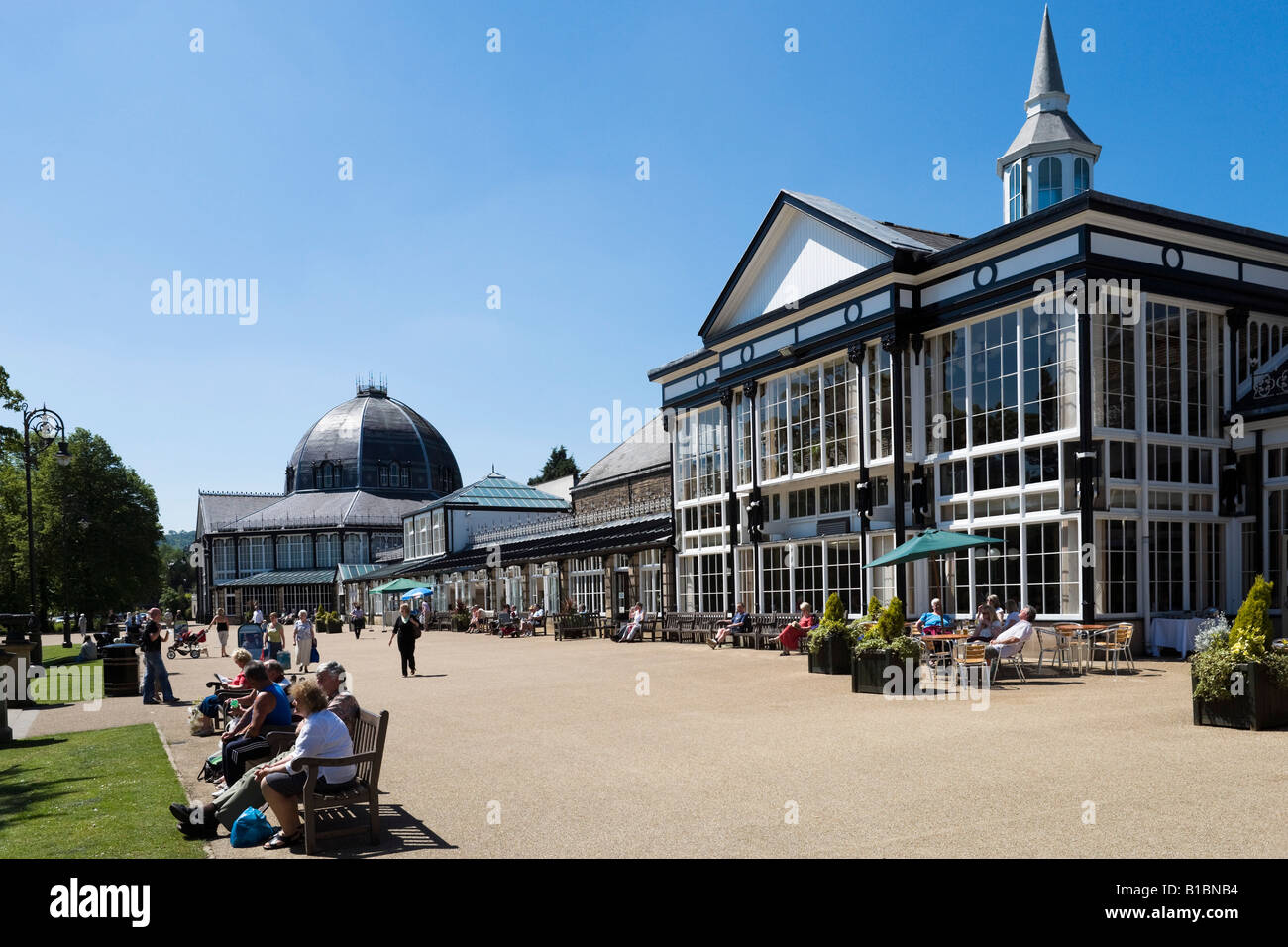 Pavilion Gardens, Buxton, Peak District, Derbyshire, Angleterre Banque D'Images