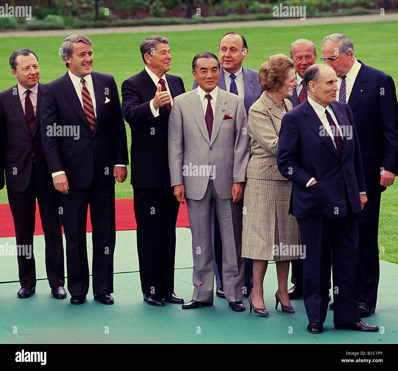 Politique, Sommet Économique Mondial, Bonn, 3.5.1985, Banque D'Images