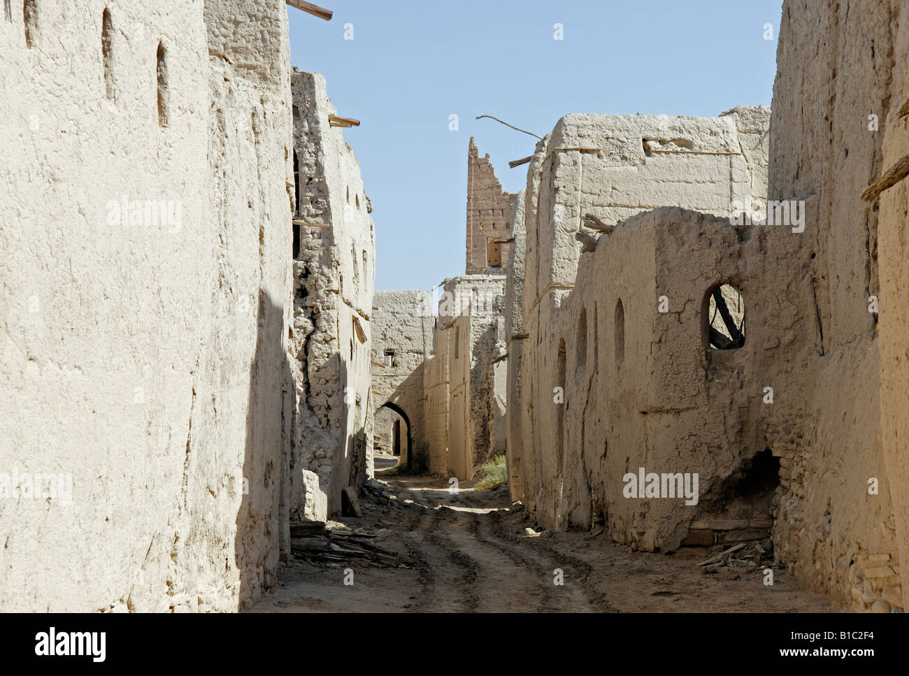 Géographie / voyage, Oman, Manah près de Nizwa, ruines de l'ancien centre d'affaires, Additional-Rights Clearance-Info-Not-Available- Banque D'Images