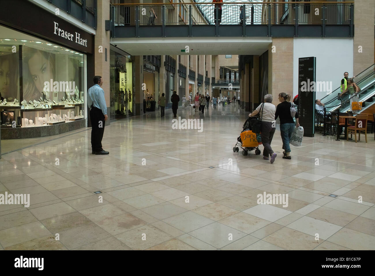 Le centre commercial Grand Arcade Cambridge en Angleterre Banque D'Images