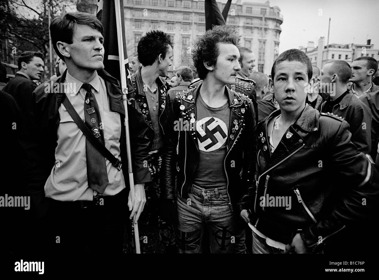 Mouvement Britsh rally dans le centre de Londres Banque D'Images