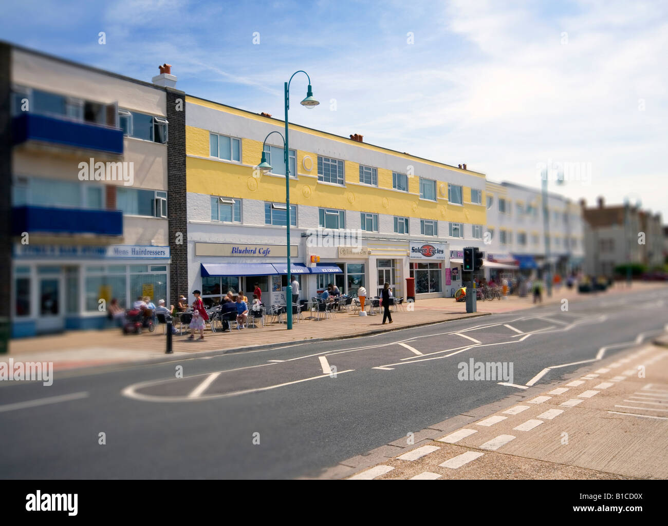 Lee sur le Solent, promenade Banque D'Images