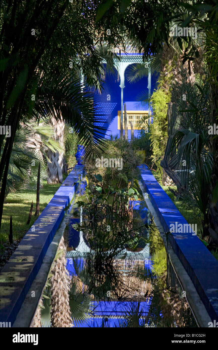 Jardin Majorelle. Marrakech, Maroc Banque D'Images