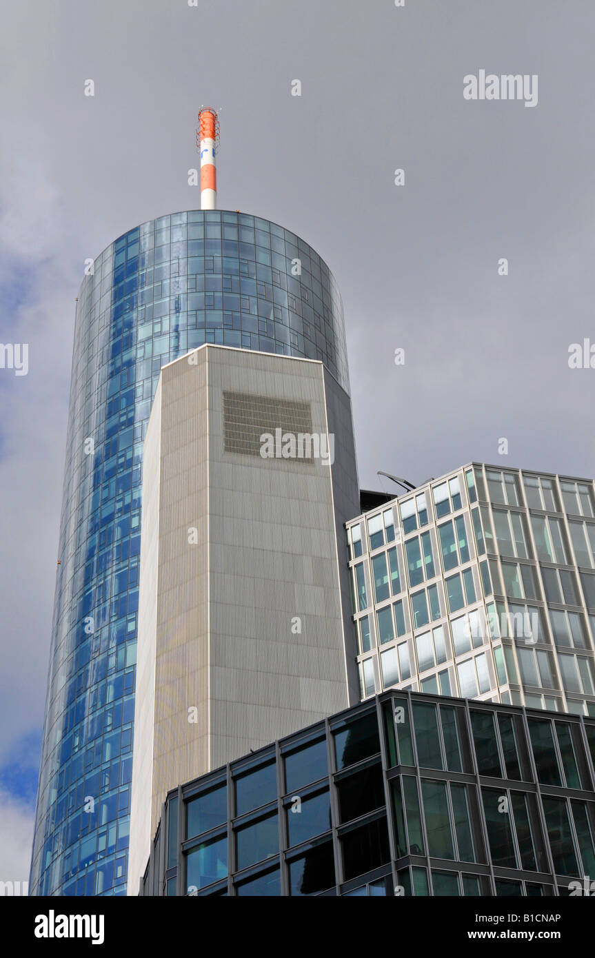 Maintower, banque d'État des États-Unis de Hesse et de Thuringe, en Allemagne, en Hesse, Francfort Banque D'Images