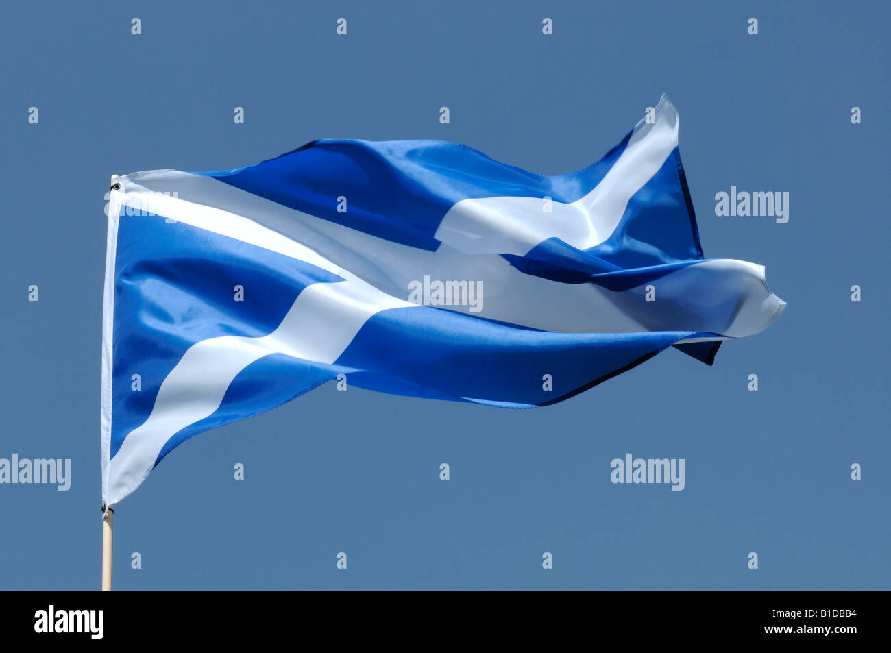 L'Écosse drapeau Saltaire St Andrew Banque D'Images
