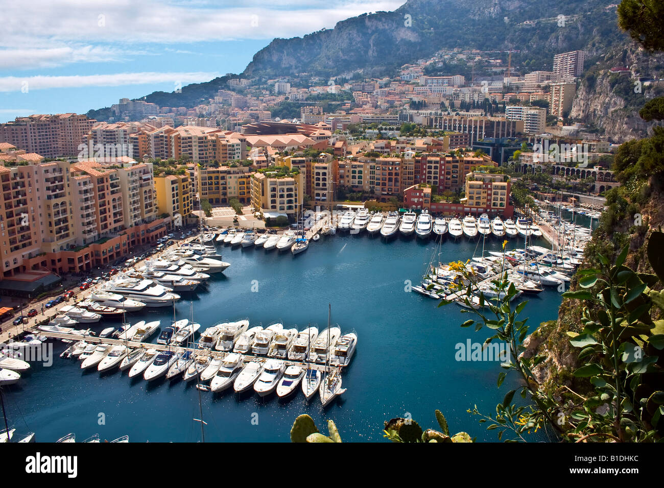 MONACO, MONTE CARLO. Baie de luxe à Monte-carlo Principauté Monaco Europe Banque D'Images