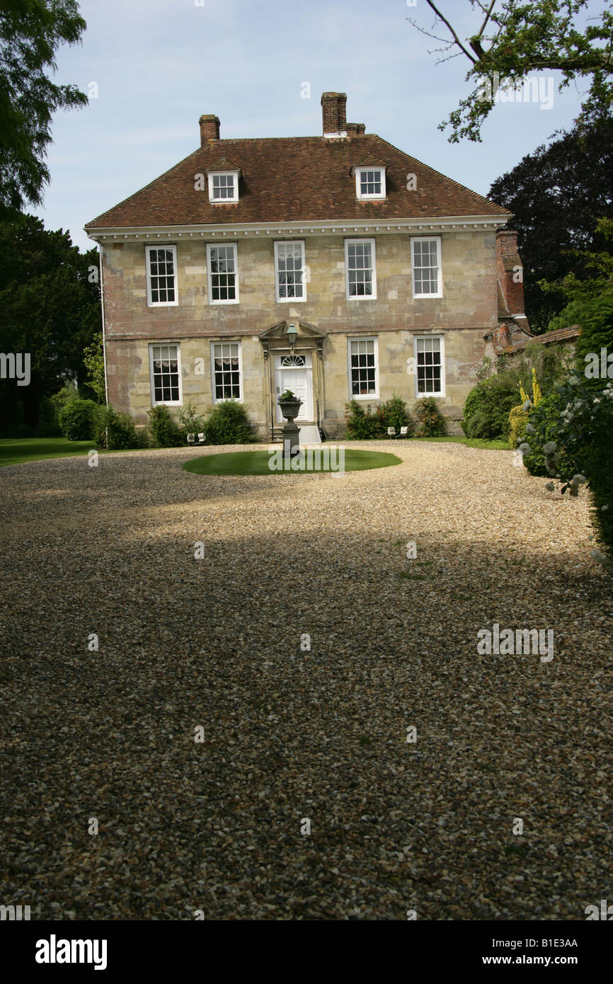 Ville de Salisbury, Angleterre. L'ancienne maison de l'ex Premier ministre britannique Sir Edward Heath, Arundells. Banque D'Images