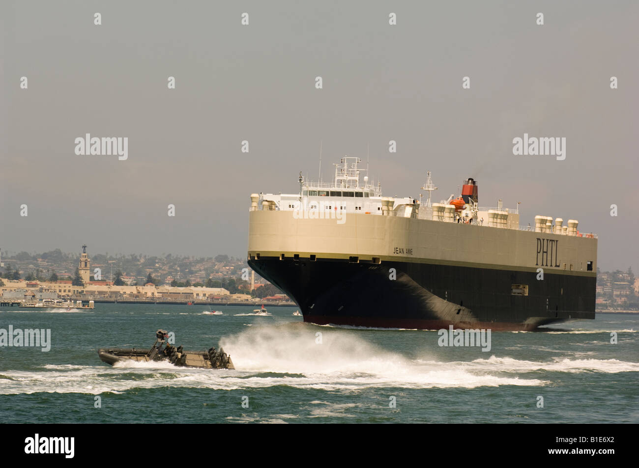 San Diego, CA USA ro ro voiture et ferry Jean Anne voyages entre San Deigo et Hawaï Banque D'Images