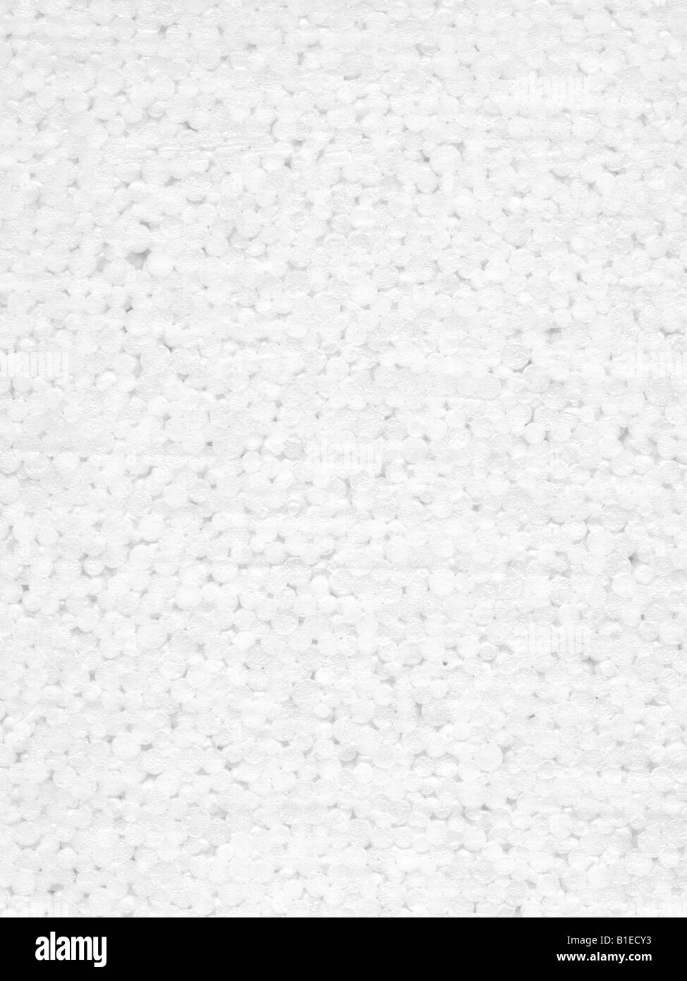 Planche de polystyrène blanc texture de fond utilisé pour le remplissage Banque D'Images