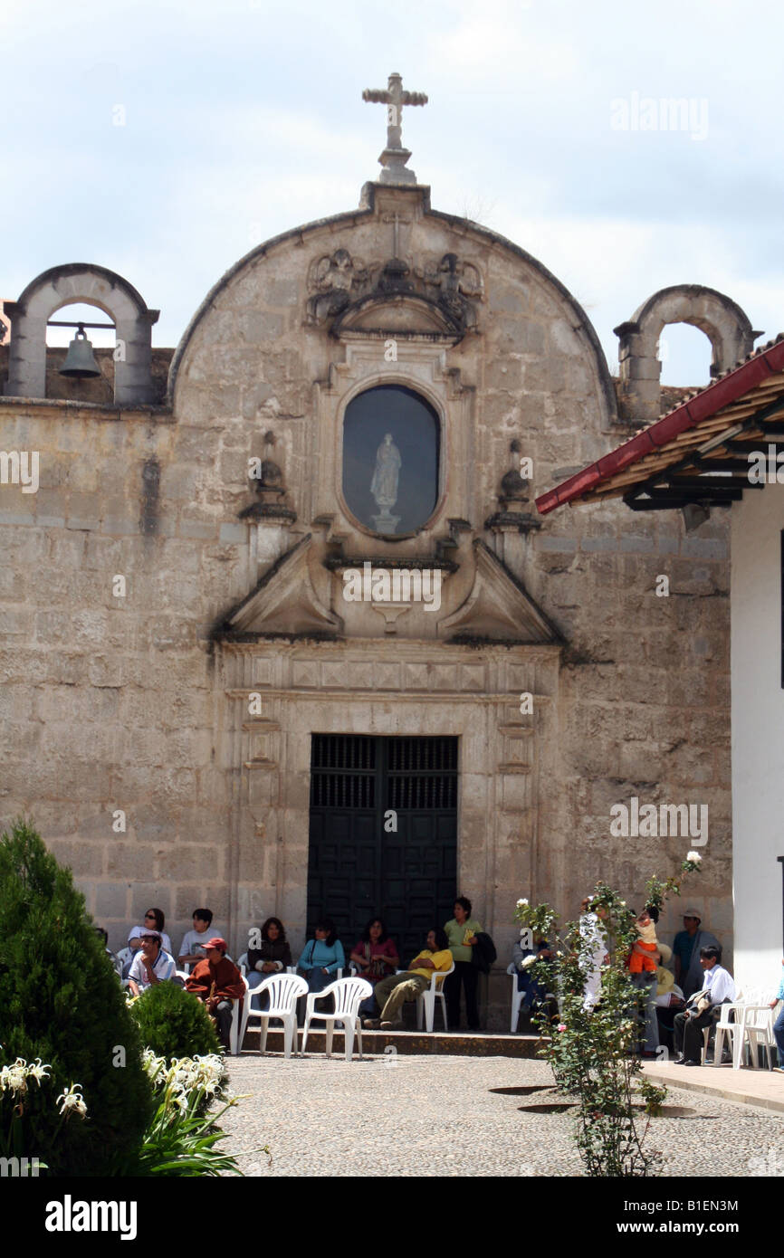 Complejo de Belen, une église et complexe de l'hôpital, à Cajamarca dans le nord du Pérou où la conquête espagnole des Incas a commencé. Banque D'Images